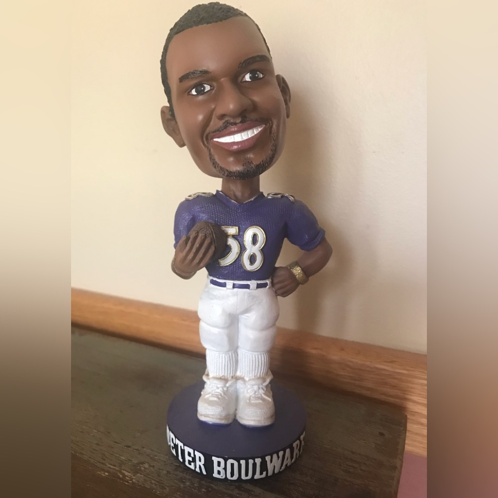 Baltimore Ravens Football Peter Boulware Bobble Head